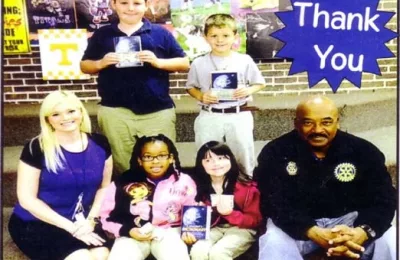 Third Grade Class, Grove Hill Elementary School, Rotary Club of Jackson, AL