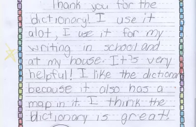 Brianna, Deerfield Elementary School, Rotary Club of Mountainside, NJ