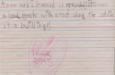 Jenna, Margaretta Elementary School, Townsend Ruritan Club, OH