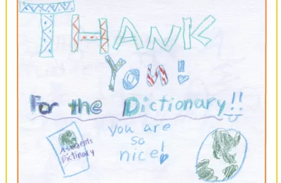 Thank-You letters from Children: Egg Harbor Township, NJ