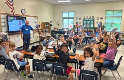 Kiwanis Club of Lake Norman Donates Dictionaries to Local Students