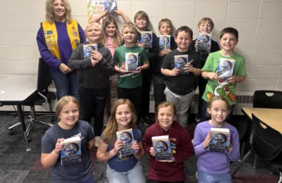 A big thank-you to the Spooner-Trego Lions Club for helping put the power of words into students’ hands!