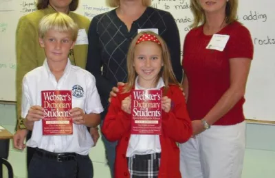 Rotary Club of Ocean Springs Delivers Dictionaries to Local 3rd Graders